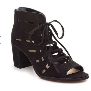 Vince Camuto Suede Lace-Up booties